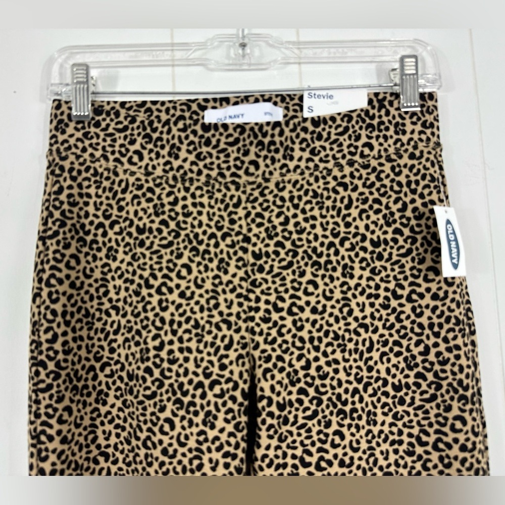 NWT Old Navy Leggings Sz S Small Animal Print Stevie Pull On Comfort Mid Rise - Picture 6 of 9